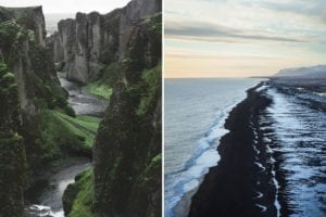 Fjarðargljufur Black Sand Beach South Iceland Midgard Adventure