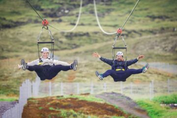 Zip line South Iceland